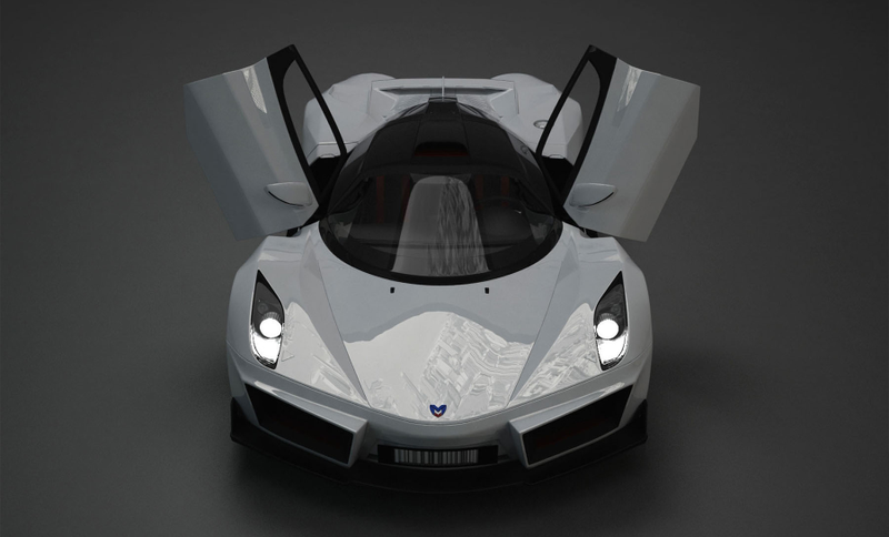 Illustration for article titled Russian Designer Creates Futuristic Muska Super Car